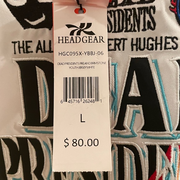 Dead Presidents Nostalgia White and Blue Kids Jersey - Picture 4 of 4